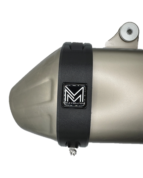 Akrapovic Auspuffschleifer, Exhaust-Slider Akra-Endschalldämpfer single Auspuffschutz bis BJ 2023